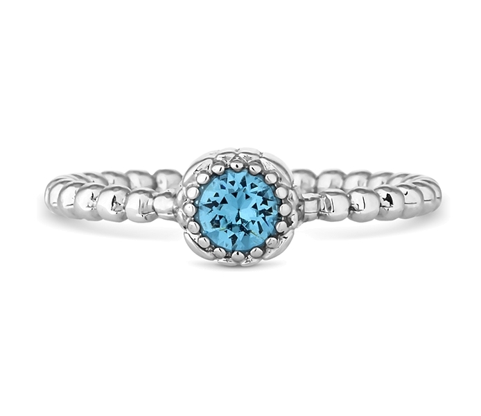 March Gemstone Ring